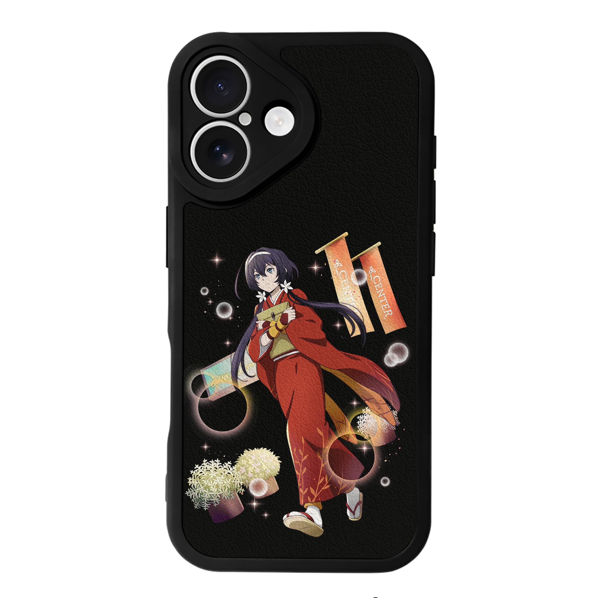 （画像用） 文豪ストレイドッグス Bungo Stray Dogs 【iPhone 16シリーズ対応】シリコンスマホケース（レザー調） 材質：シリコン